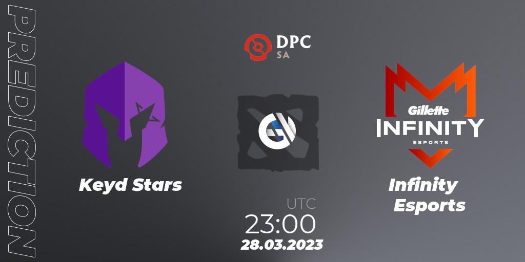 Pronósticos Keyd Stars - Infinity Esports. 29.03.23. DPC 2023 Tour 2: SA Division I (Upper) - Dota 2