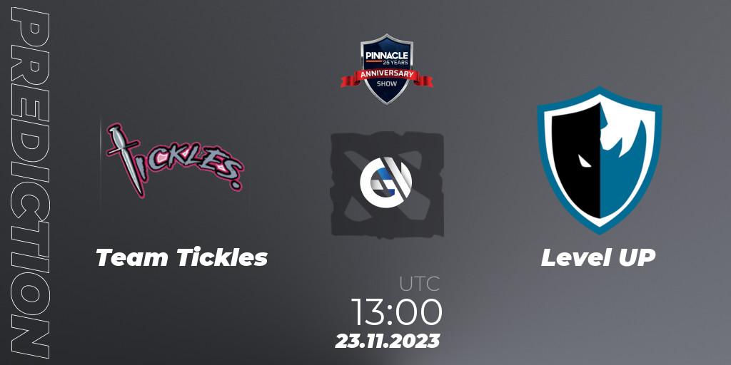 Pronósticos Team Tickles - Level UP. 23.11.23. Pinnacle - 25 Year Anniversary Show - Dota 2