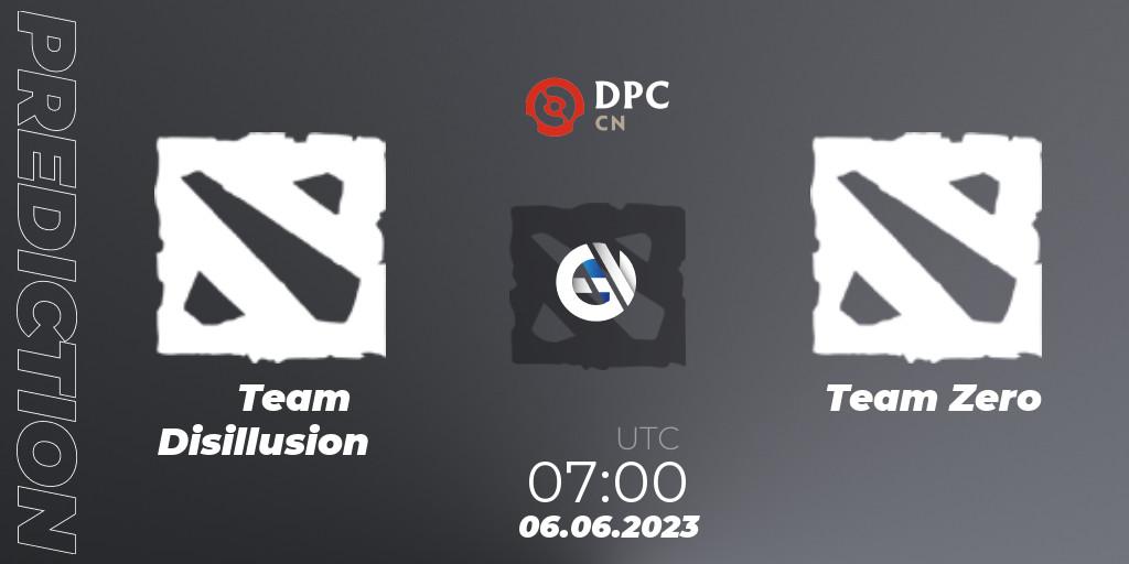 Pronósticos Team Disillusion - Team Zero. 06.06.23. DPC 2023 Tour 3: CN Division II (Lower) - Dota 2