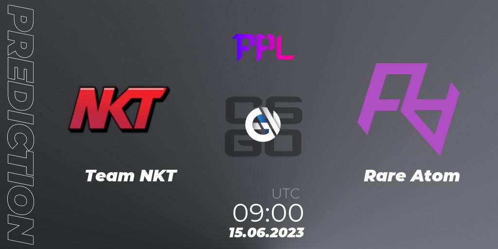 Pronósticos Team NKT - Rare Atom. 15.06.23. Perfect World Arena Premier League Season 4 - CS2 (CS:GO)