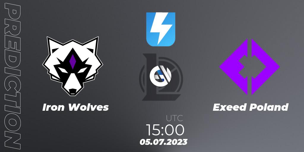 Pronósticos Iron Wolves - Exeed Poland. 13.06.23. Ultraliga Season 10 2023 Regular Season - LoL