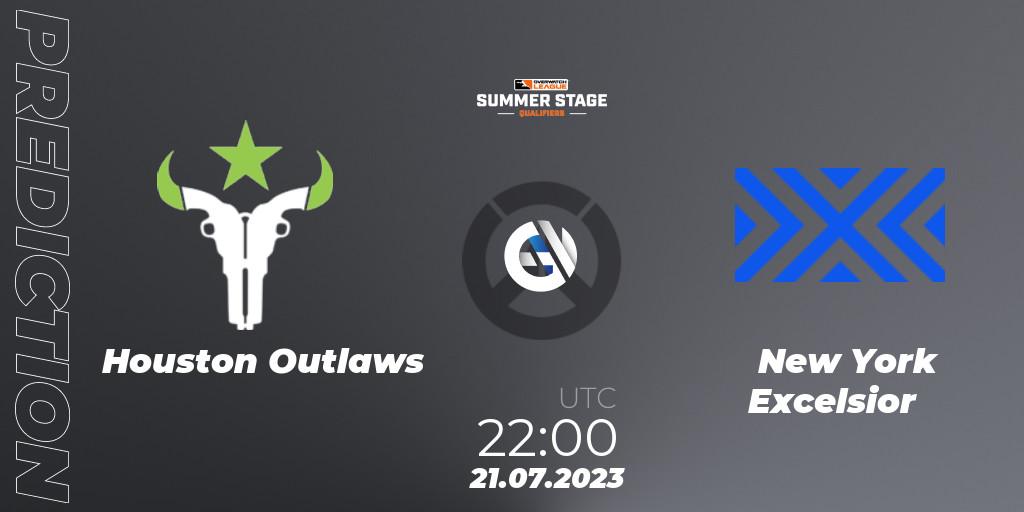 Pronósticos Houston Outlaws - New York Excelsior. 21.07.23. Overwatch League 2023 - Summer Stage Qualifiers - Overwatch