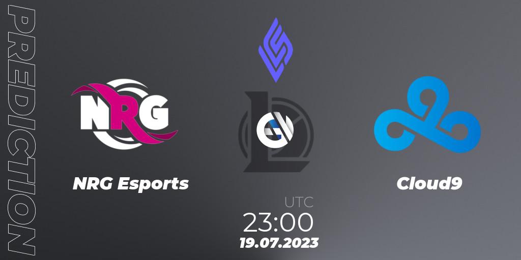 Pronósticos NRG Esports - Cloud9. 20.07.23. LCS Summer 2023 - Group Stage - LoL