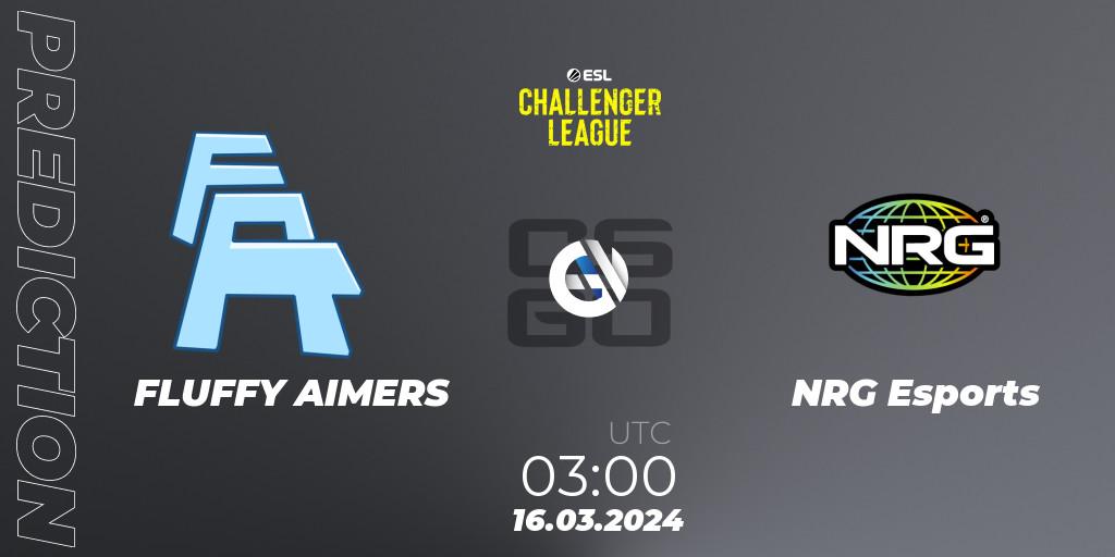 Pronósticos FLUFFY AIMERS - NRG Esports. 16.03.24. ESL Challenger League Season 47: North America - CS2 (CS:GO)