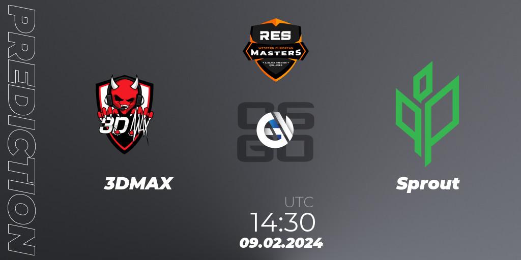 Pronósticos 3DMAX - Sprout. 09.02.24. RES Western European Masters: Spring 2024 - CS2 (CS:GO)