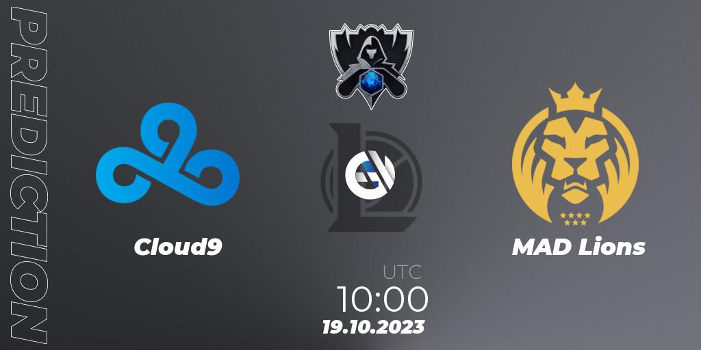 Pronósticos Cloud9 - MAD Lions. 19.10.23. Worlds 2023 LoL - Group Stage - LoL
