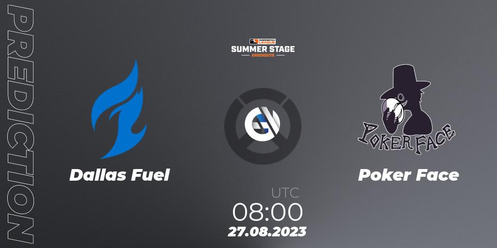 Pronósticos Dallas Fuel - Poker Face. 27.08.23. Overwatch League 2023 - Summer Stage Knockouts - Overwatch