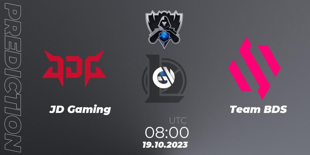 Pronósticos JD Gaming - Team BDS. 19.10.23. Worlds 2023 LoL - Group Stage - LoL