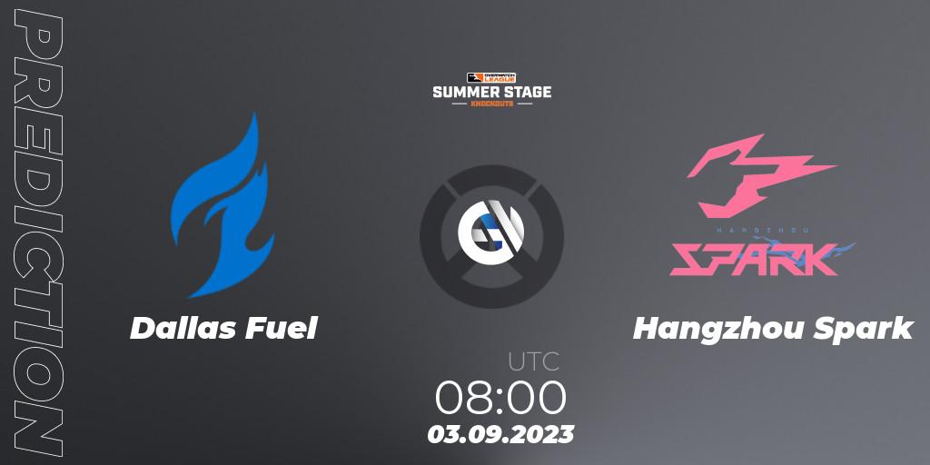 Pronósticos Dallas Fuel - Hangzhou Spark. 03.09.23. Overwatch League 2023 - Summer Stage Knockouts - Overwatch