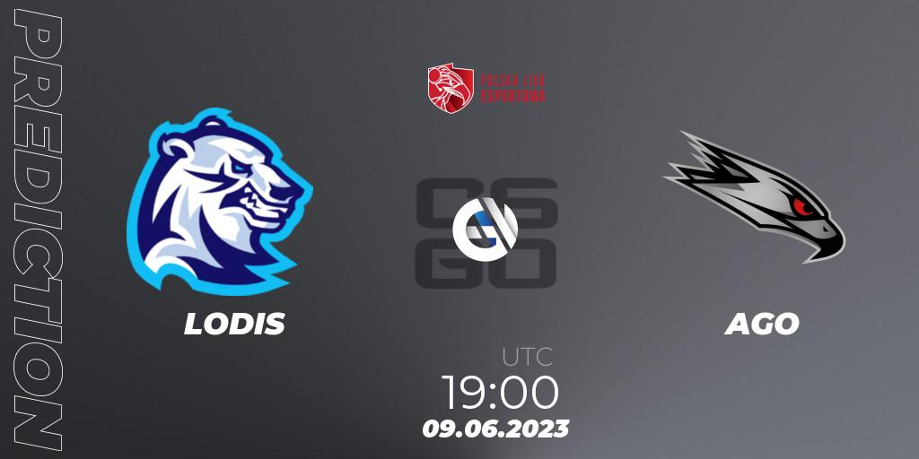 Pronósticos LODIS - AGO. 09.06.23. Polish Esports League 2023 Split 2 - CS2 (CS:GO)