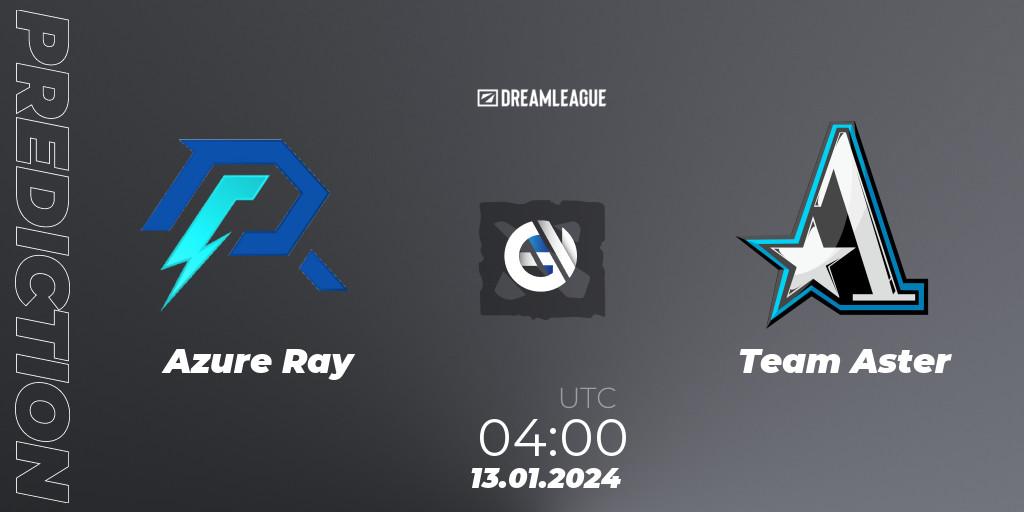 Pronósticos Azure Ray - Team Zero (CN). 13.01.24. DreamLeague Season 22: China Closed Qualifier - Dota 2