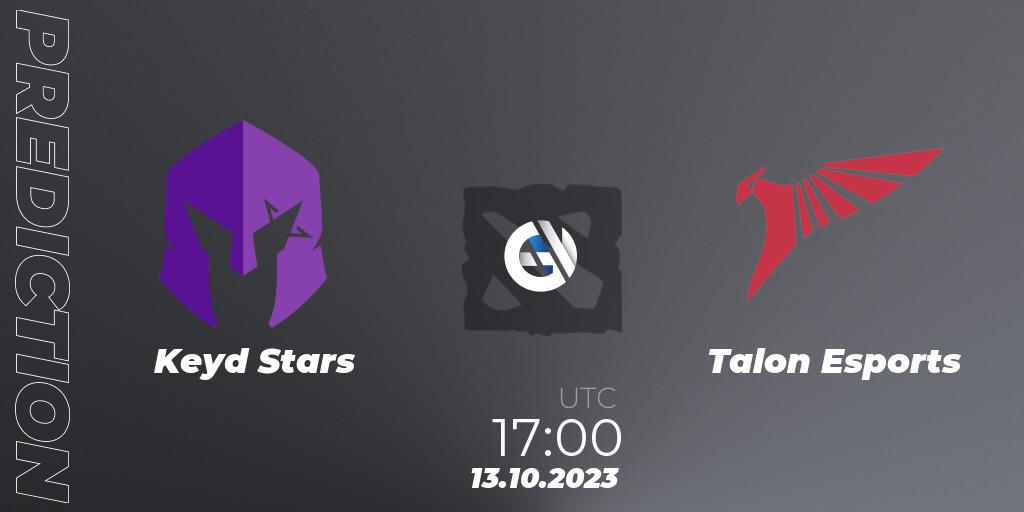 Pronósticos Keyd Stars - Talon Esports. 13.10.23. The International 2023 - Group Stage - Dota 2