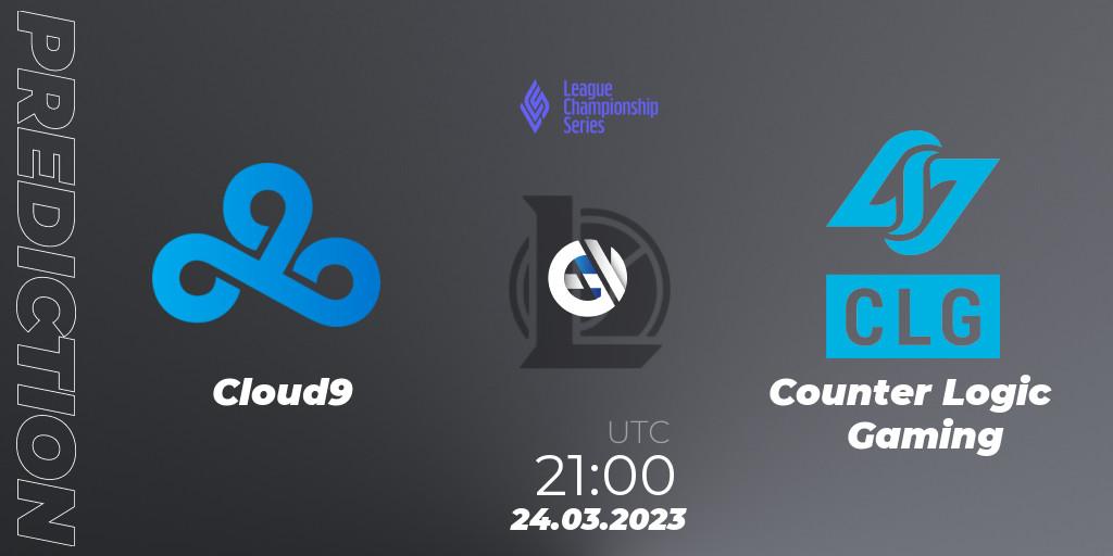 Pronósticos Cloud9 - Counter Logic Gaming. 24.03.23. LCS Spring 2023 - Playoffs - LoL