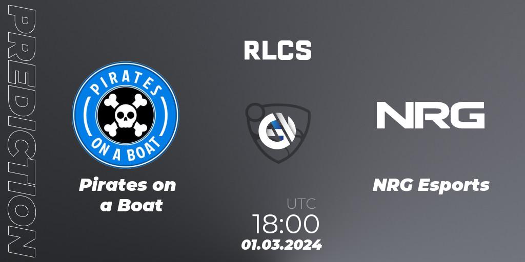 Pronósticos Pirates on a Boat - NRG Esports. 01.03.24. RLCS 2024 - Major 1: North America Open Qualifier 3 - Rocket League
