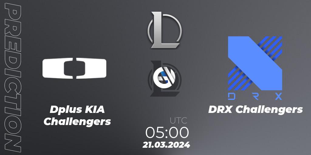 Pronósticos Dplus KIA Challengers - DRX Challengers. 21.03.24. LCK Challengers League 2024 Spring - Group Stage - LoL