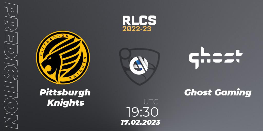 Pronósticos Pittsburgh Knights - Ghost Gaming. 17.02.23. RLCS 2022-23 - Winter: North America Regional 2 - Winter Cup - Rocket League