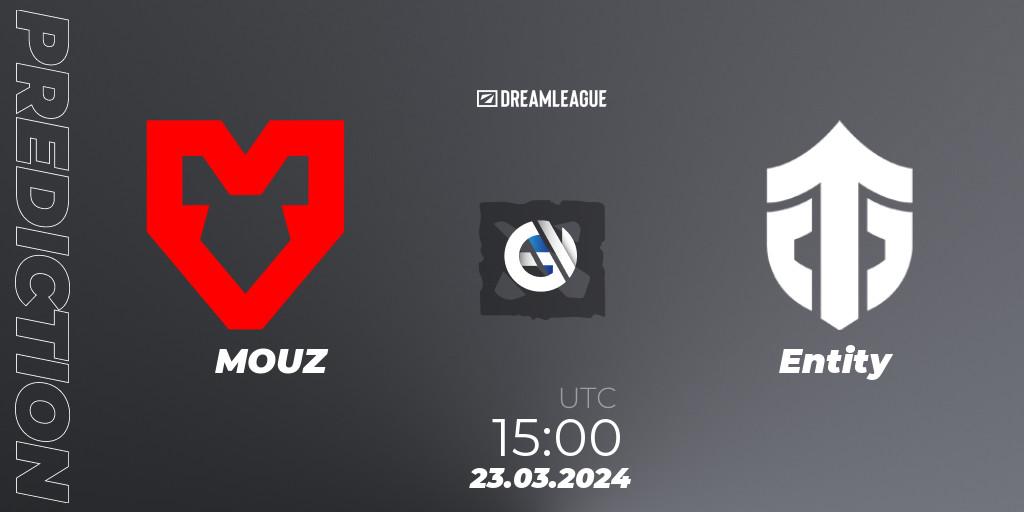 Pronósticos MOUZ - Entity. 23.03.24. DreamLeague Season 23: Western Europe Closed Qualifier - Dota 2