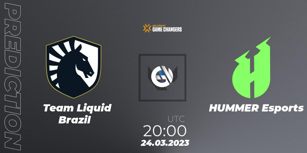 Pronósticos Team Liquid Brazil - HUMMER Esports. 24.03.23. VCT 2023: Game Changers Brazil Series 1 - VALORANT