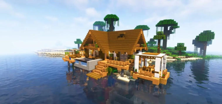 Minecraft: Construindo uma Casa Moderna 6 -   Casas minecraft,  Minecraft, Casa pequena e moderna no minecraft