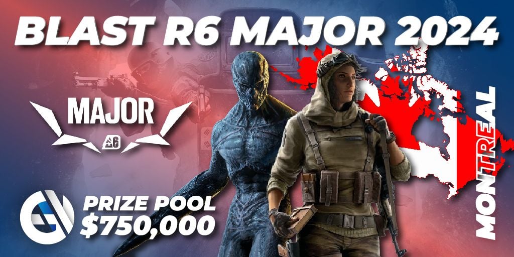 BLAST R6 Major Montreal 2024 🎮 Rainbow Six torneio 📅 Calendário de