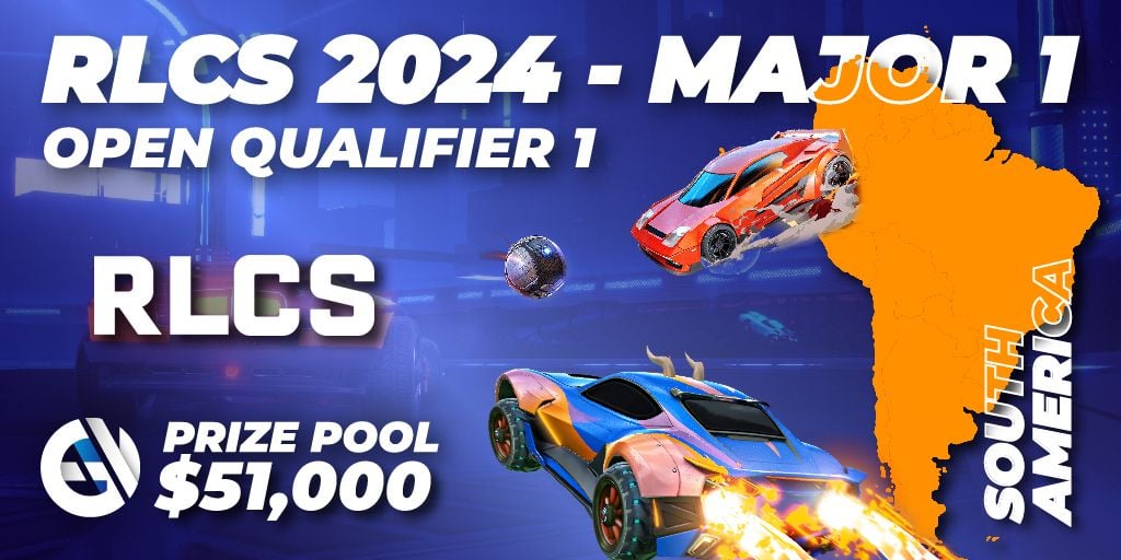 RLCS 2024 Major 1 SAM Open Qualifier 1 🎮 Rocket League torneio 📅