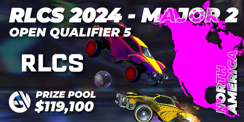 RLCS 2024 Major 2 NA Open Qualifier 5 Rocket League tabela, jogos