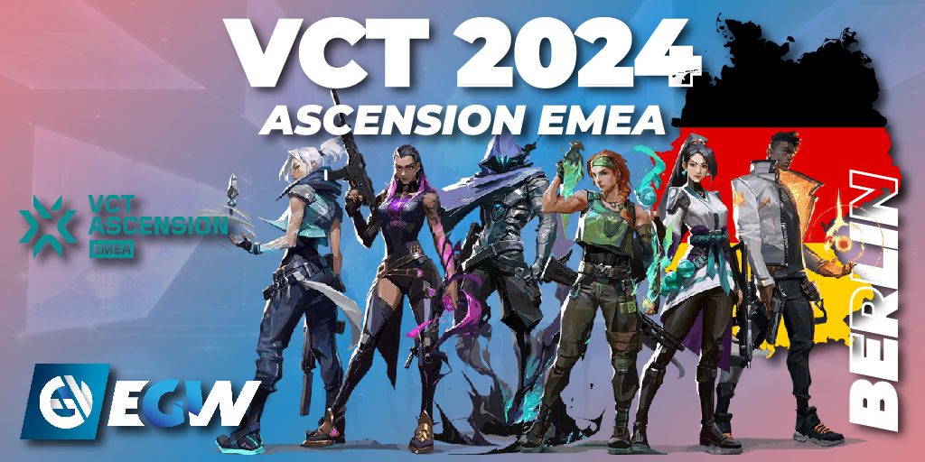 VCT 2024 Ascension EMEA 🎮 VALORANT torneio 📅 Calendário de jogos em